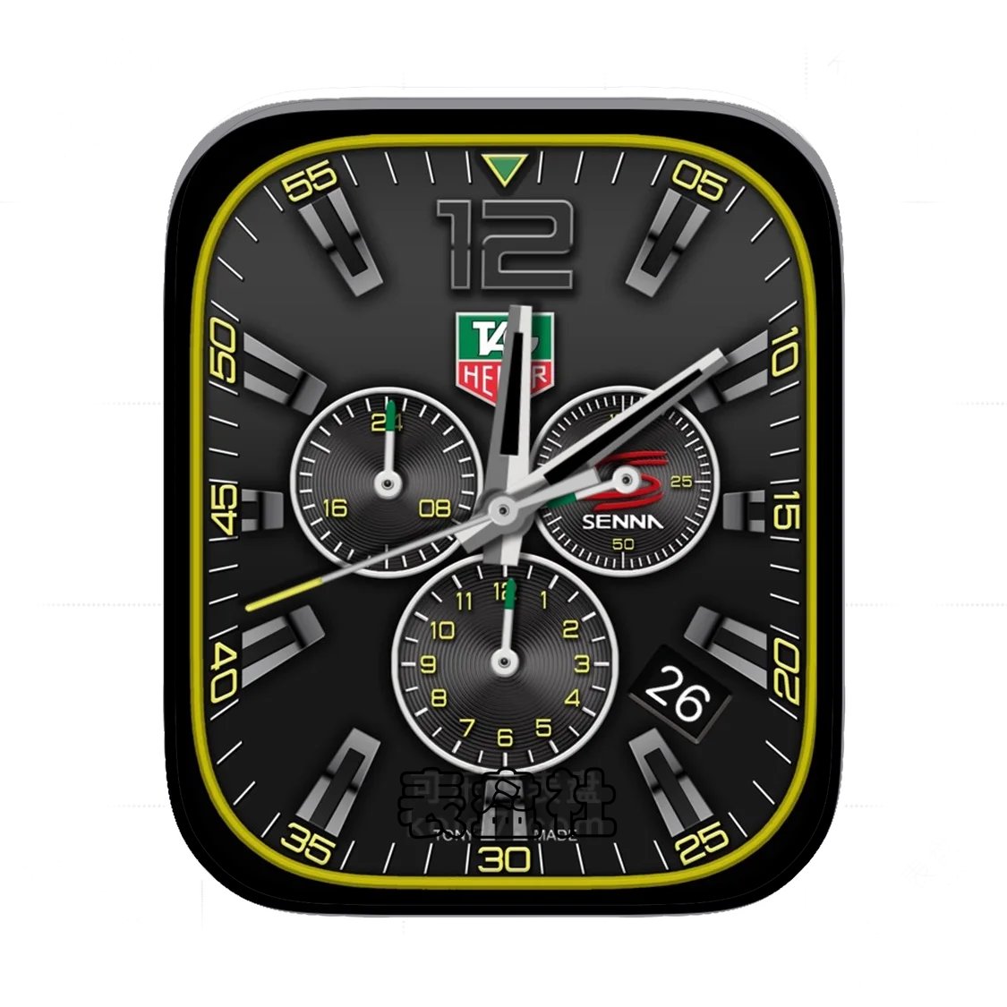 TAG-HEUER泰格豪雅高级3D质感三盘式ultra专用表盘