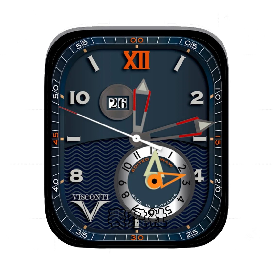 Visconti维斯康帝简约数字ultra专用表盘
