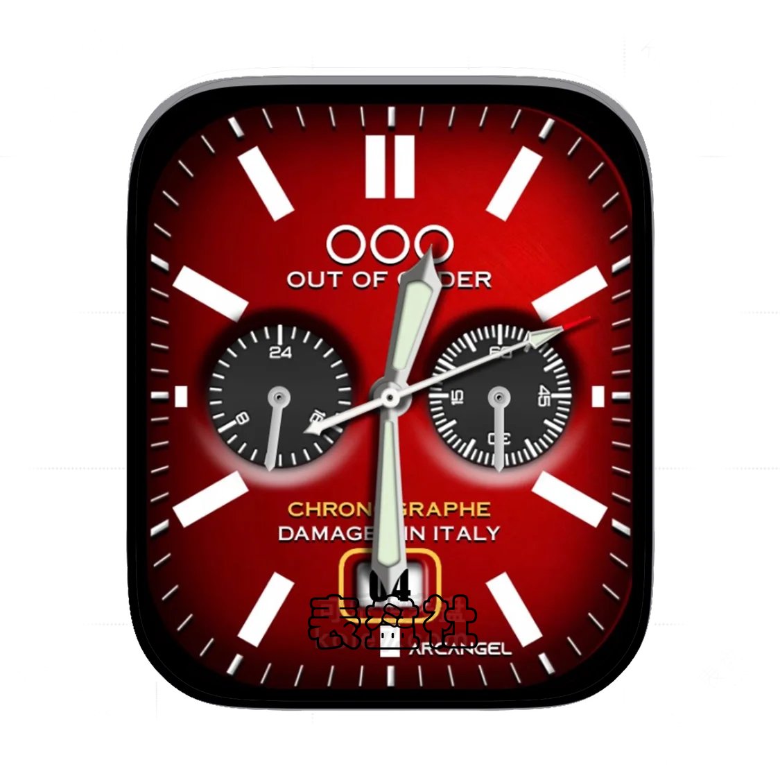 暗红双盘式年历Ultra专用表盘