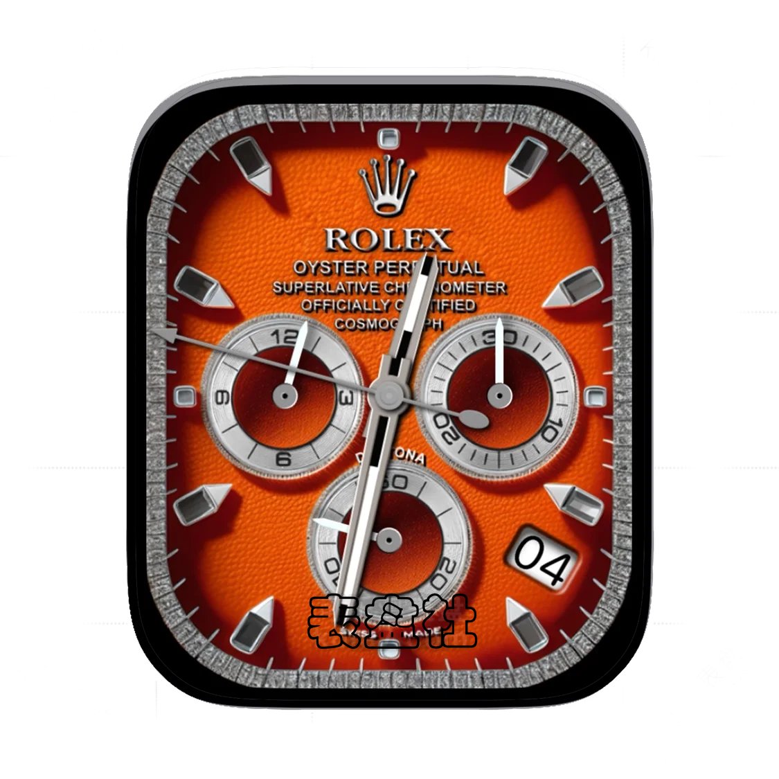 Rolex劳力士橘黄三盘式年历Ultra专用表盘