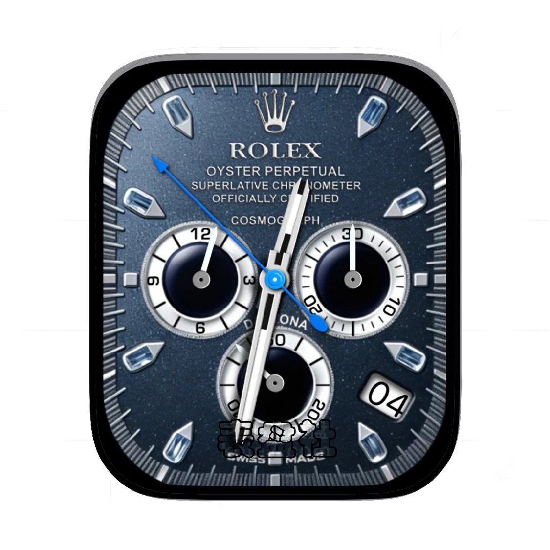 Rolex劳力士深空蓝三盘式年历Ultra专用表盘