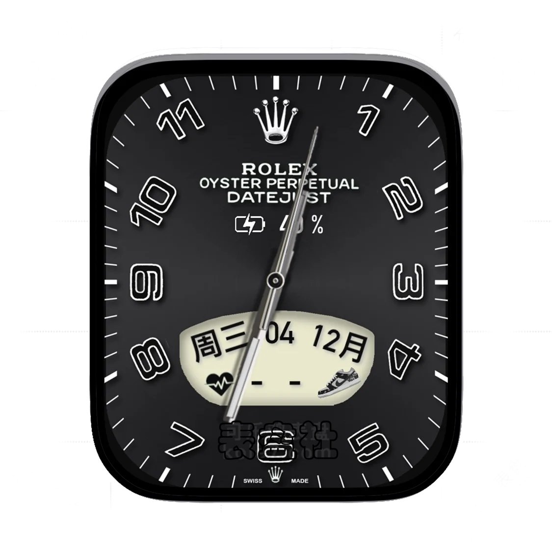 Rolex劳力士酷黑简约数字Ultra专用表盘