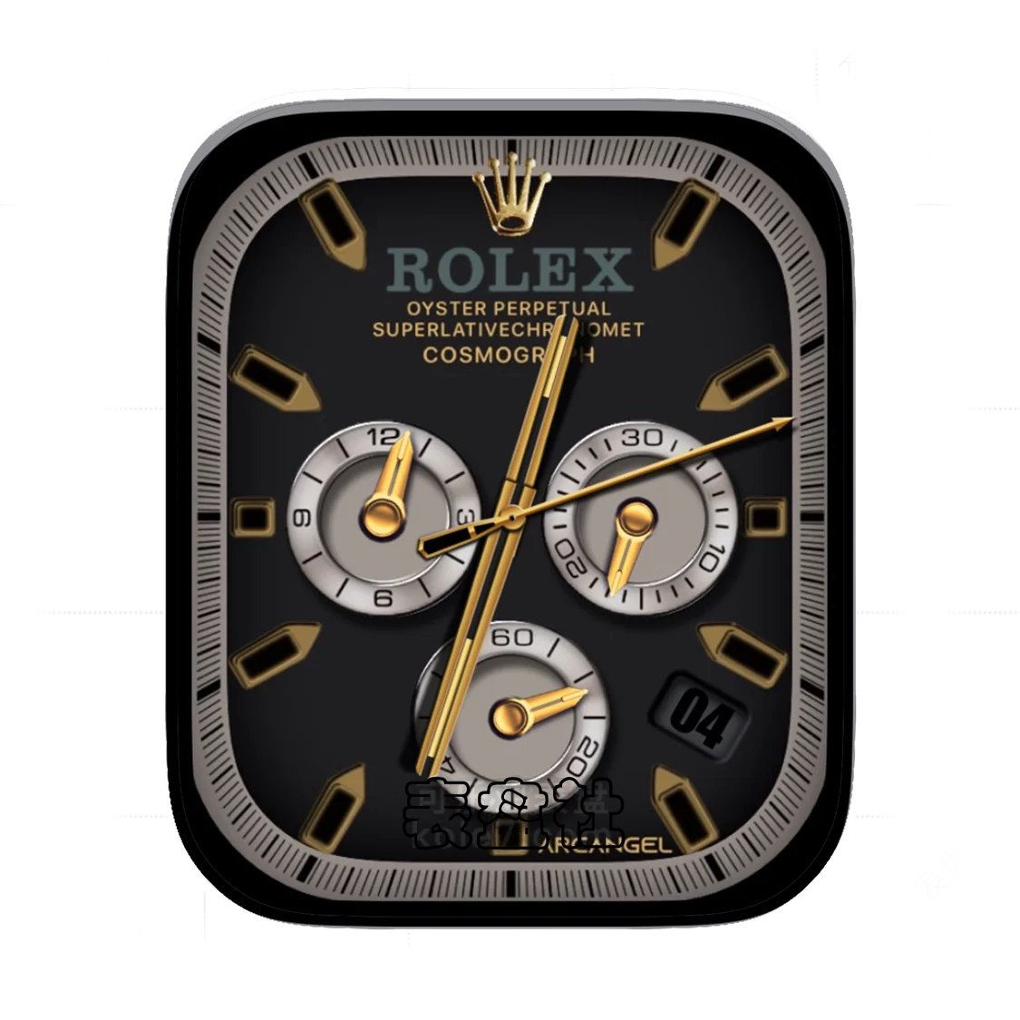 Rolex劳力士金色三盘式年历Ultra专用表盘