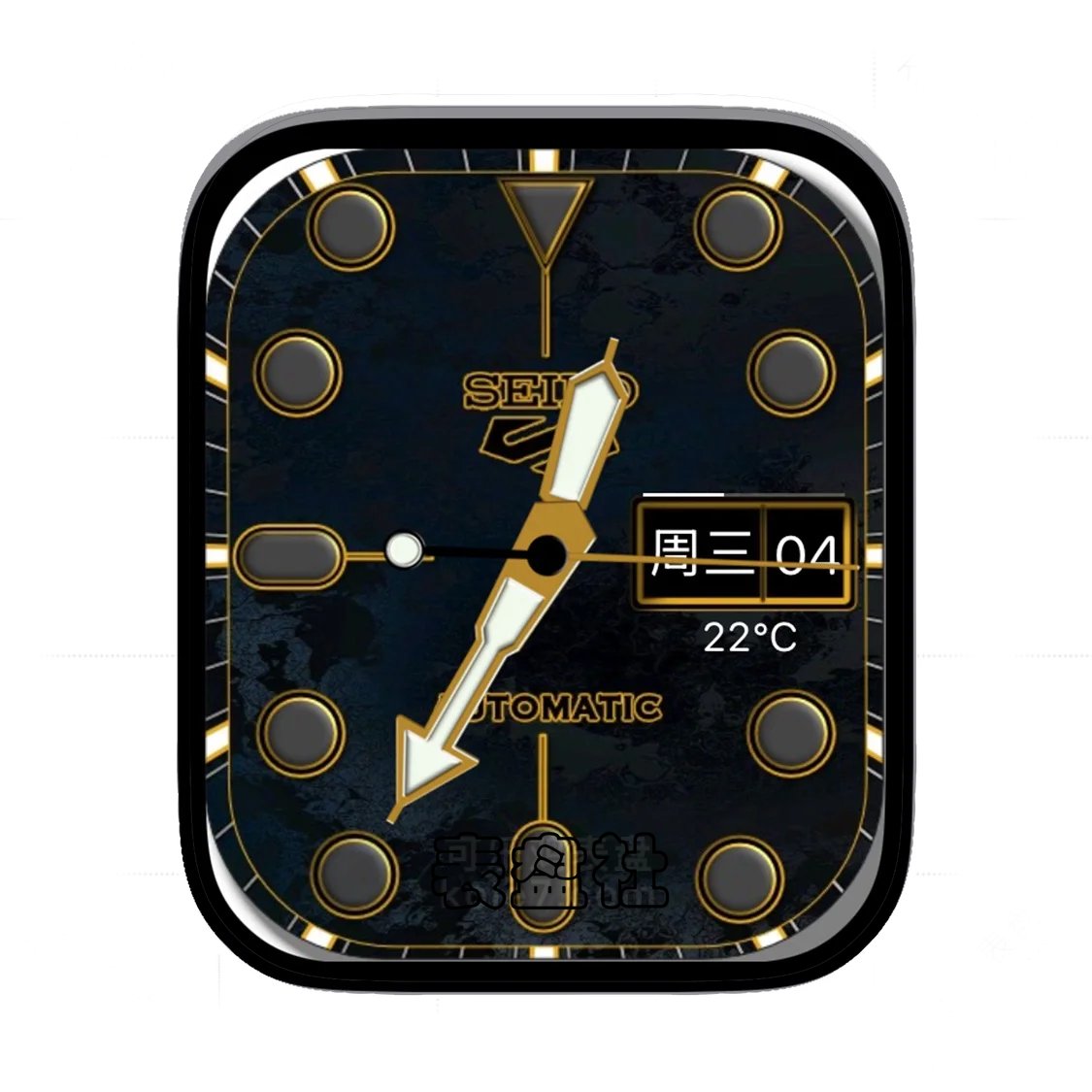 Seiko精工灰蓝简约Ultra专用表盘