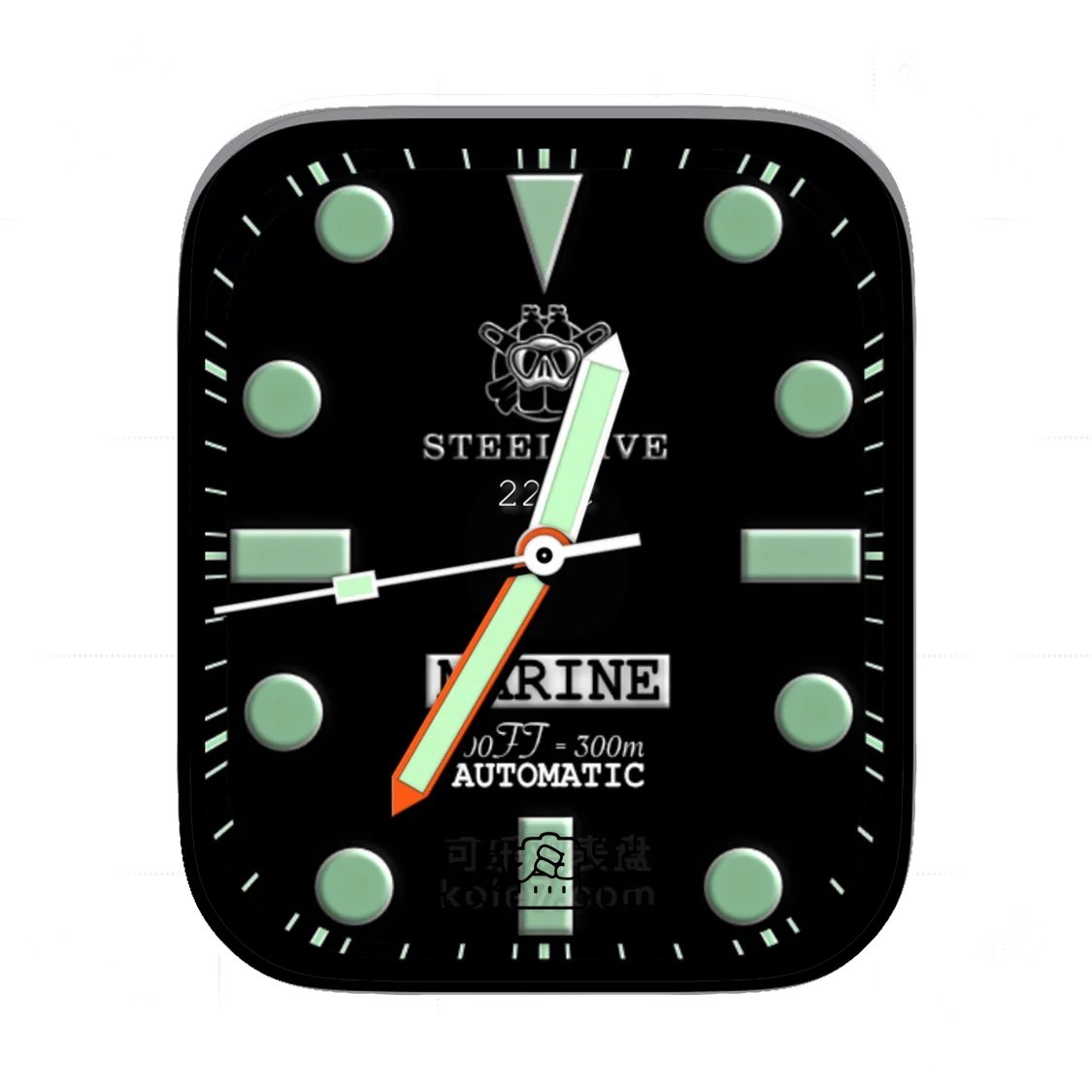 Steeldive酷黑简约Ultra专用表盘