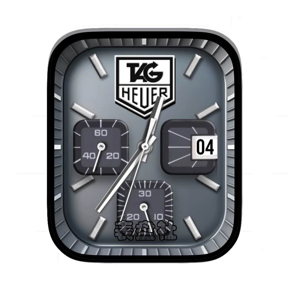 TAG-HEUER泰格豪雅三盘式年历表盘