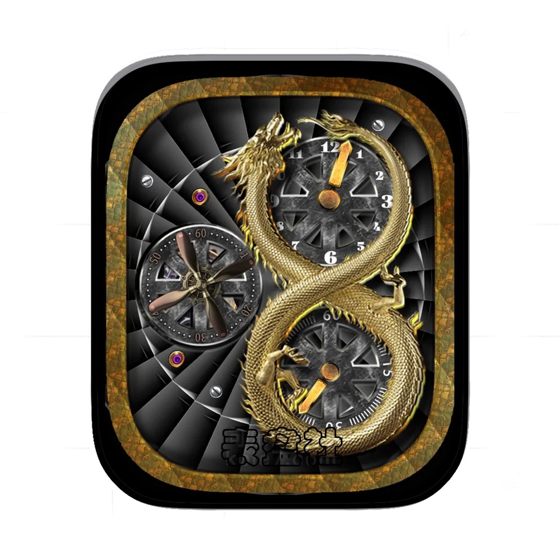 Dragon Year龙年3D金属质感简约Ultra专用表盘