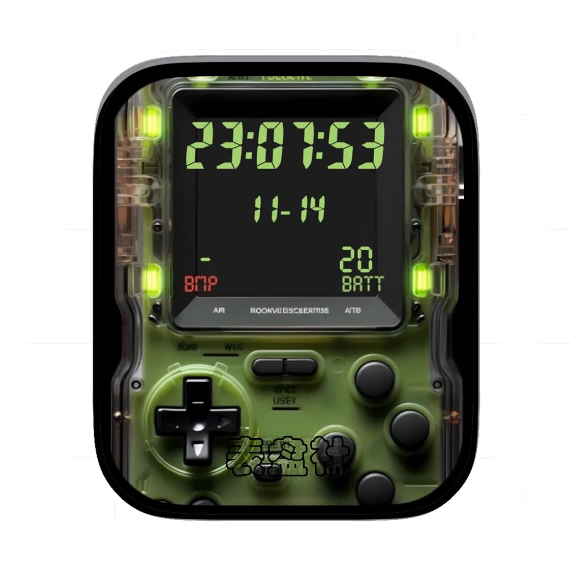 经典游戏机界面简约数字表盘