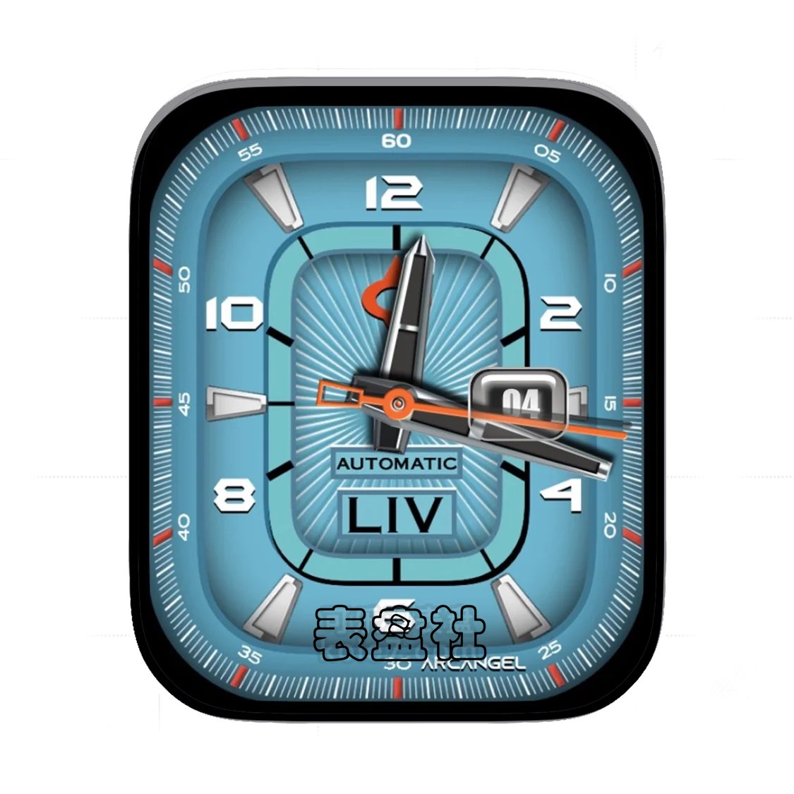 LIV蓝盘简约数字Ultra专用表盘