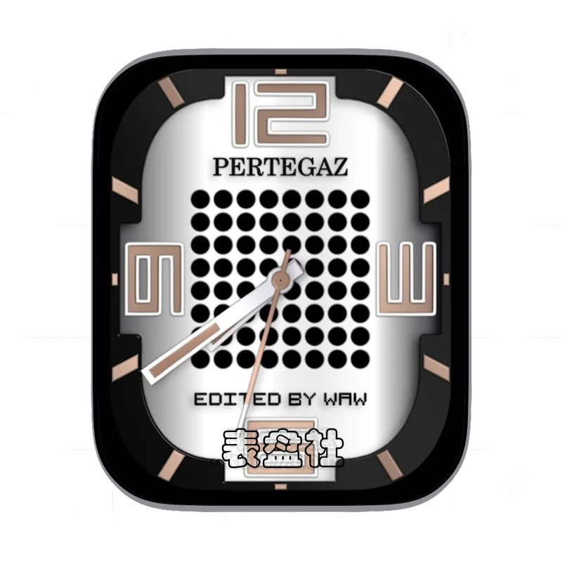 ERTEGAZ白底简约数字Ultra专用表盘