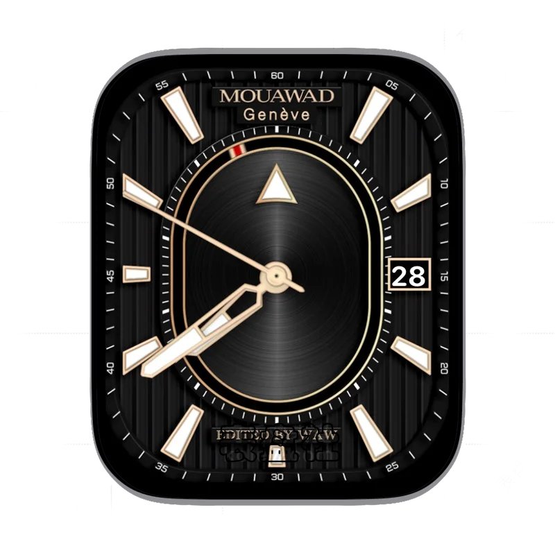 Mouawad懋婉酷黑金属拉丝Ultra专用表盘