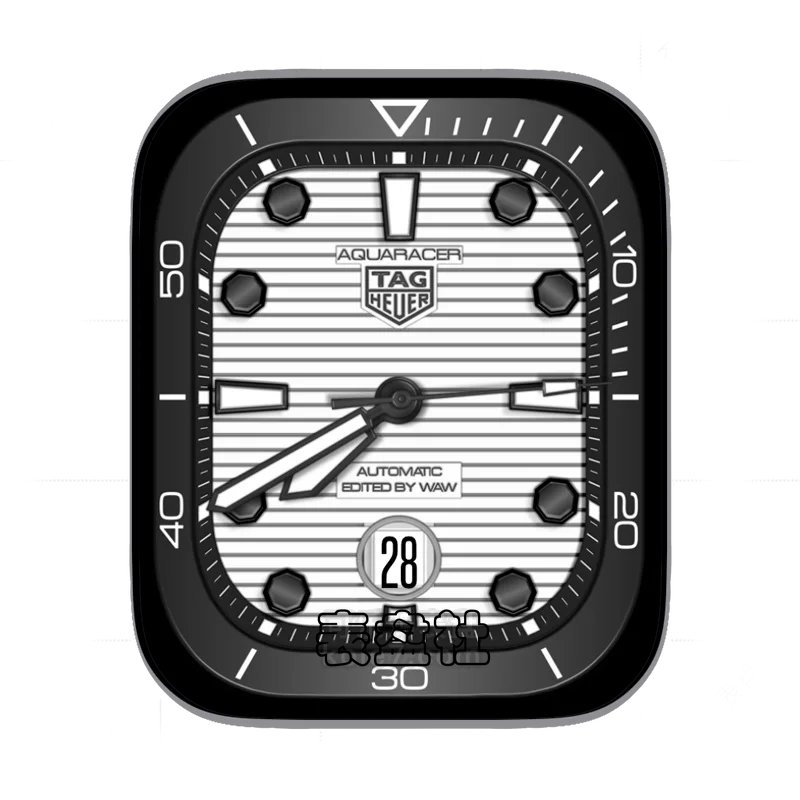 TAG-HEUER泰格豪雅灰底简约Ultra专用表盘