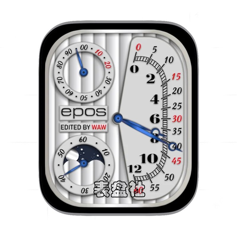Epos爱宝时三盘式简约数字Ultra专用表盘