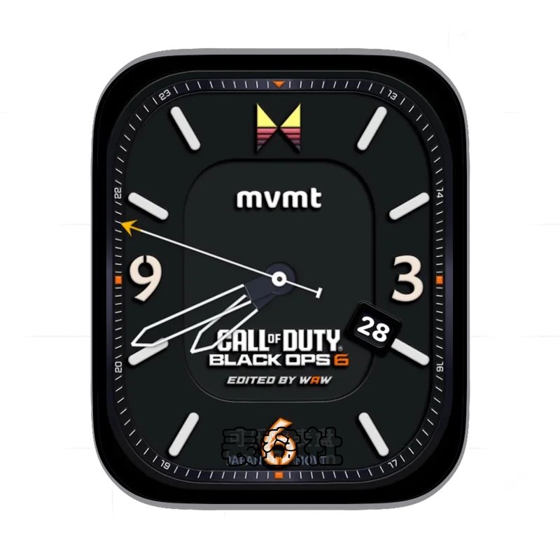 mvmt极简风格简约数字年历Ultra专用表盘