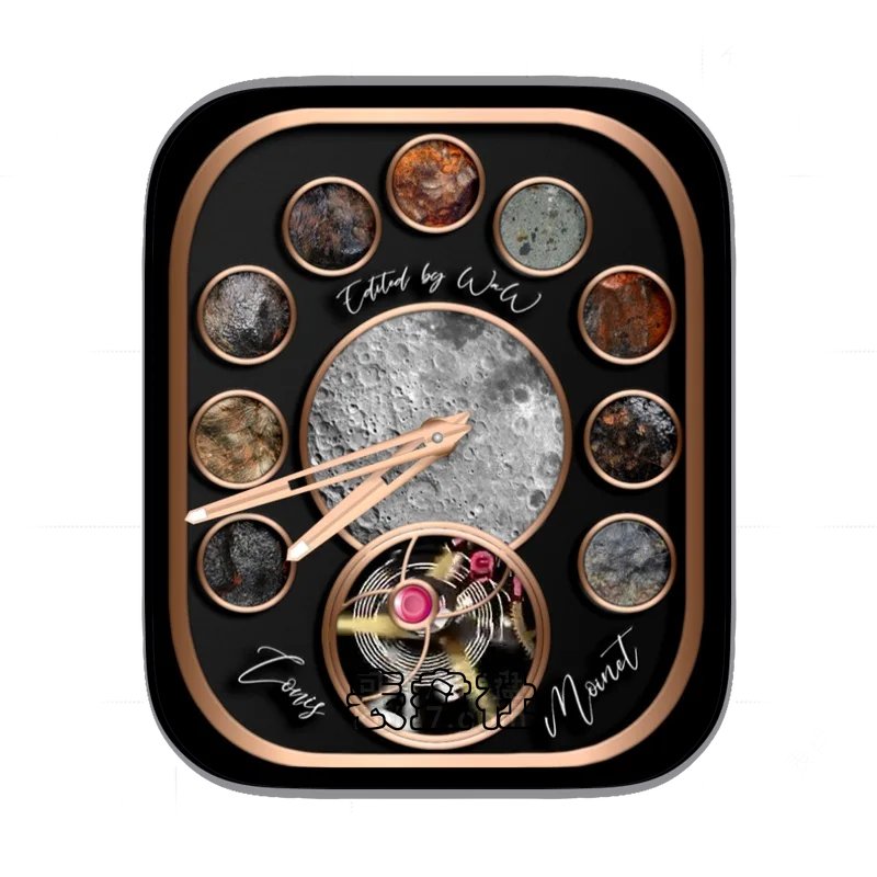 铜色星球踢陀飞轮时分Ultra专用表盘