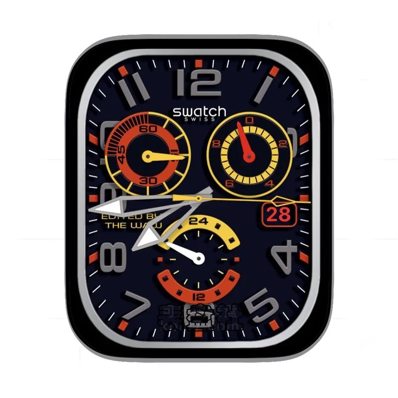 Swatch斯沃琪简约三盘式Ultra专用表盘