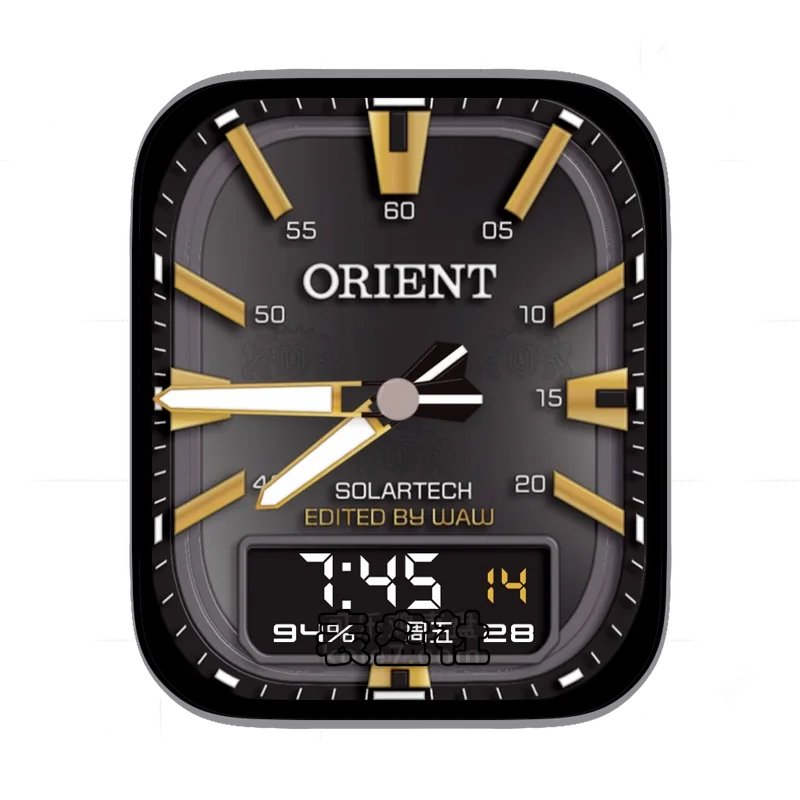 Orient东方双狮简约Ultra专用表盘