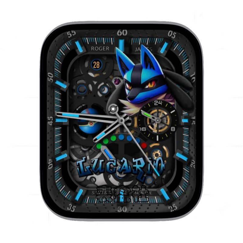 蓝猫高级机械表盘