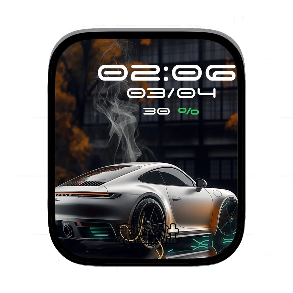 Porsche保时捷炫酷溜背简约数字表盘