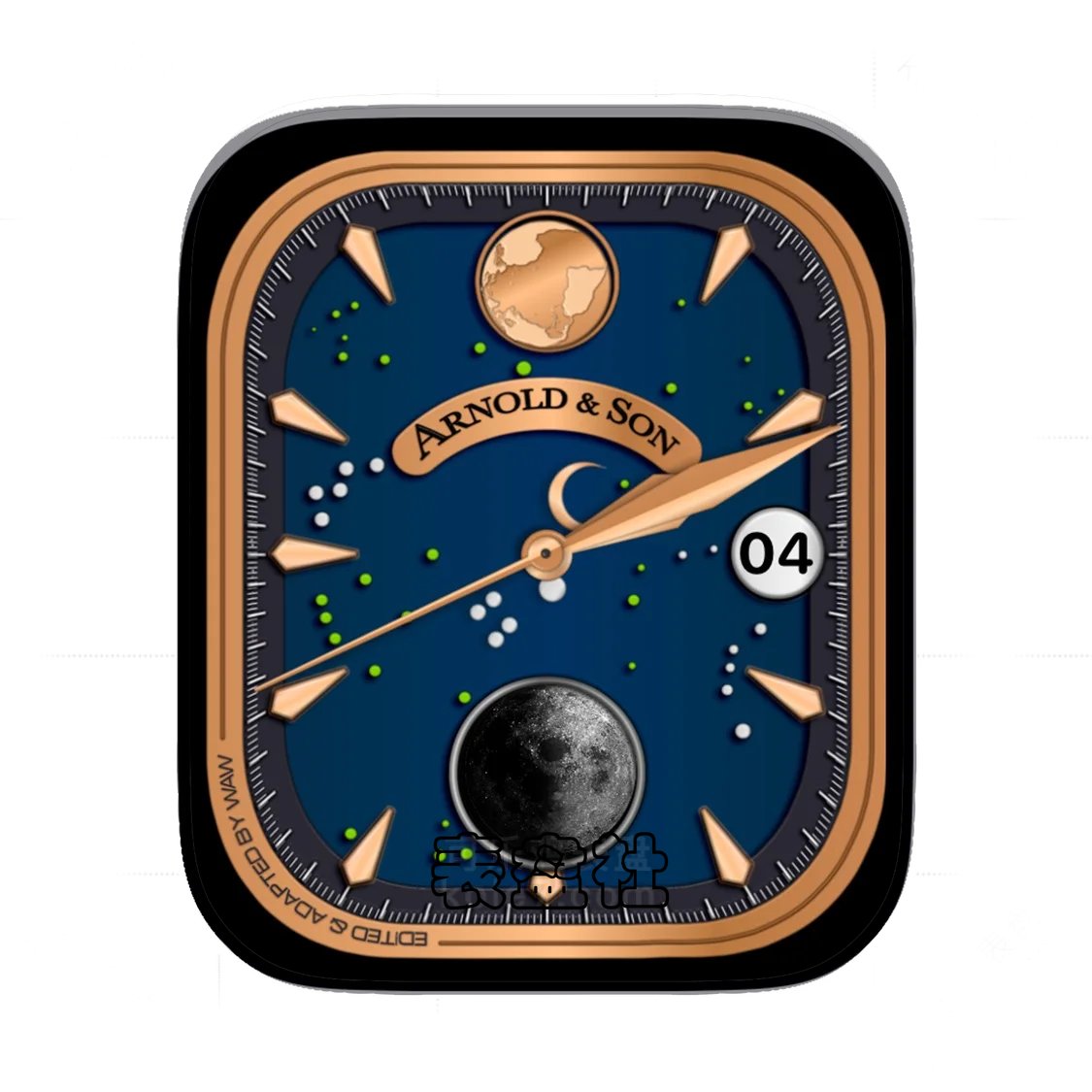 ARNOLD&SON雅诺蓝底星空Ultra专用表盘