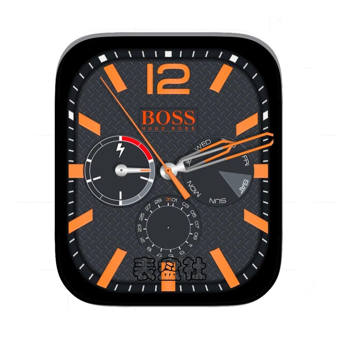 Boss波士灰色三盘式Ultra专用表盘