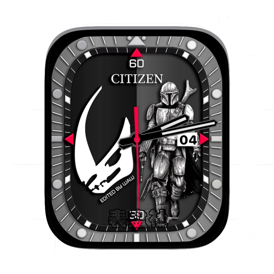 CITIZEN西铁城曼达洛人简约Ultra专用表盘