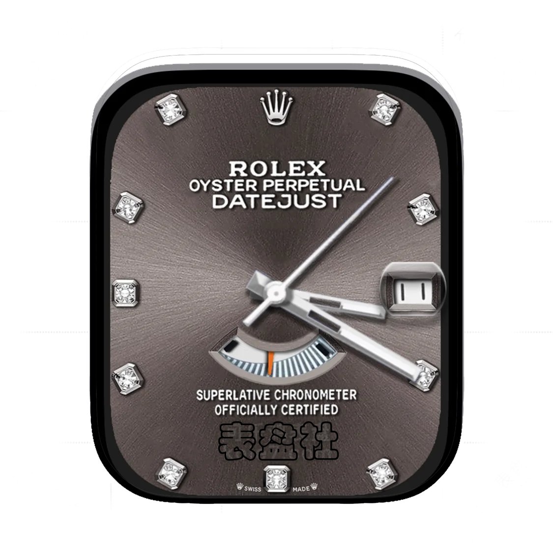 Rolex劳力士褐色太阳纹底简约年历Ultra专用表盘