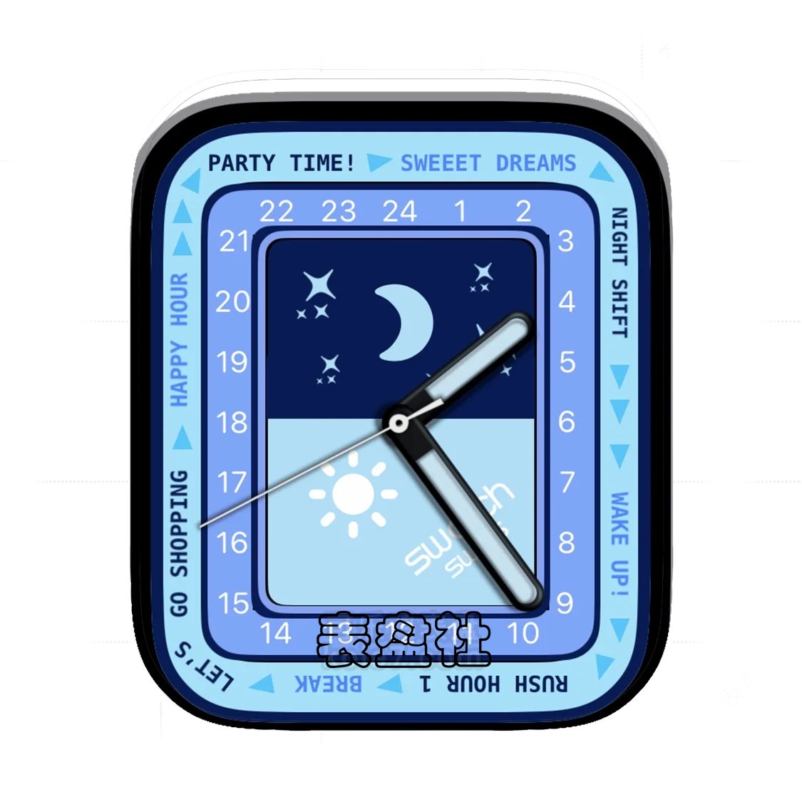 Swatch斯沃琪简约数字表盘