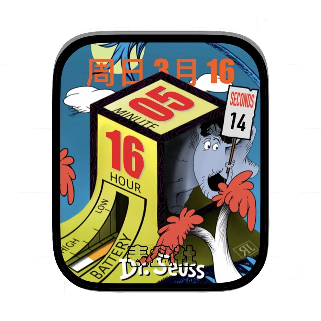 Dr. Seuss苏斯博士炫酷动画表盘