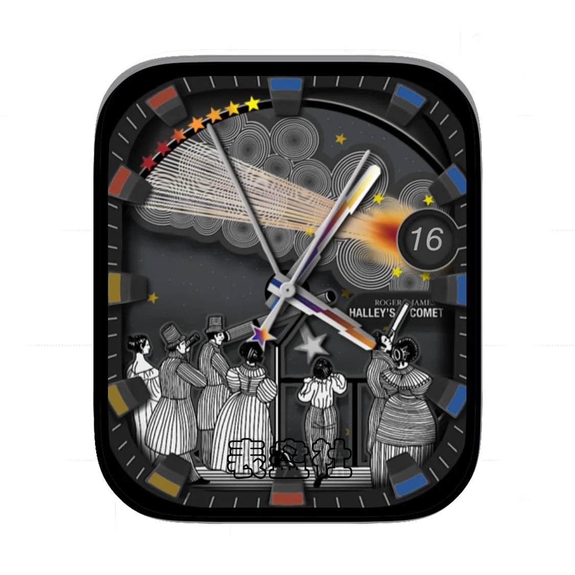 古代西方观测哈雷彗星Ultra专用表盘