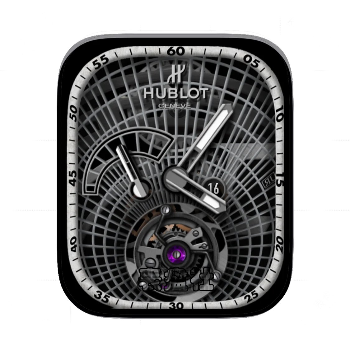 HUBLOT宇舶放射网格机械陀飞轮Ultra专用表盘