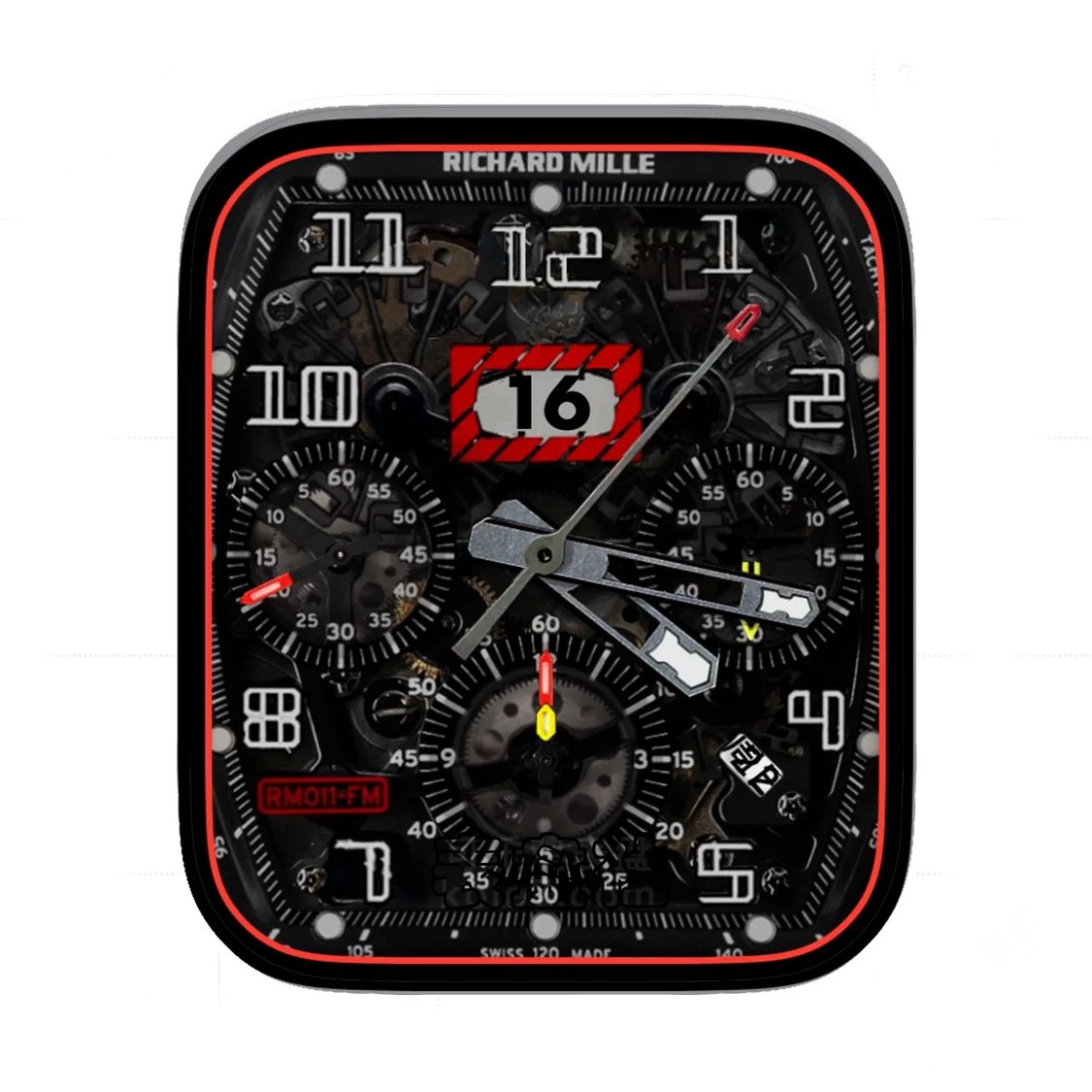 RICHARD MILLE理查德米勒金属机械齿轮年历表盘