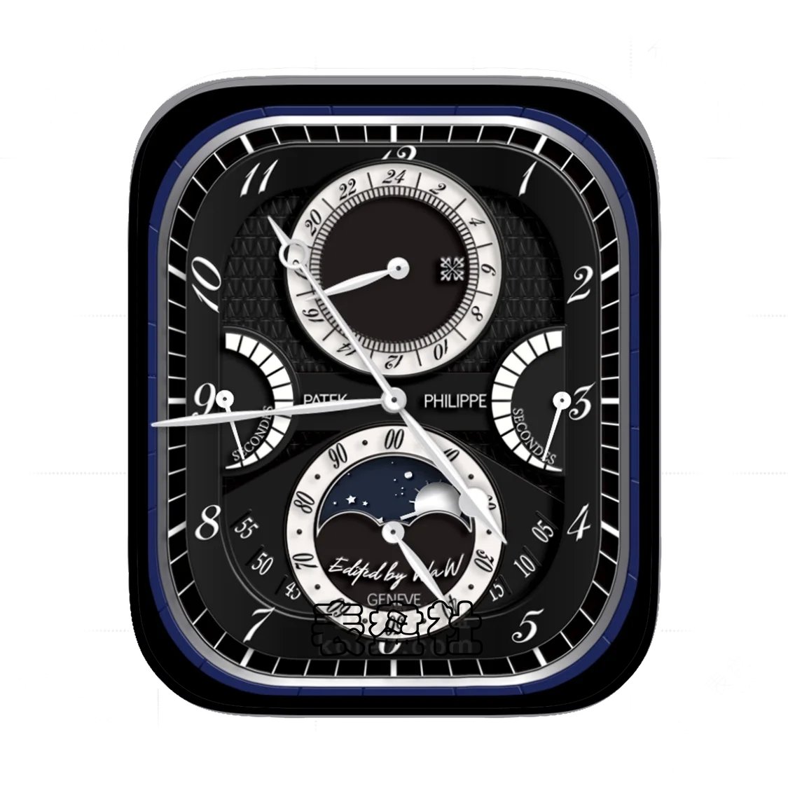 Patek Philippe百达斐丽酷黑四盘式Ultra专用表盘