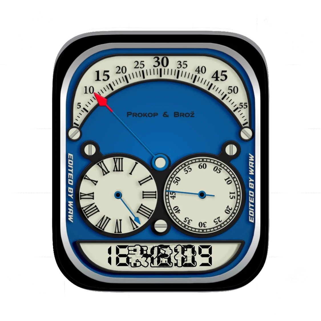 双盘式简约数字Ultra专用表盘