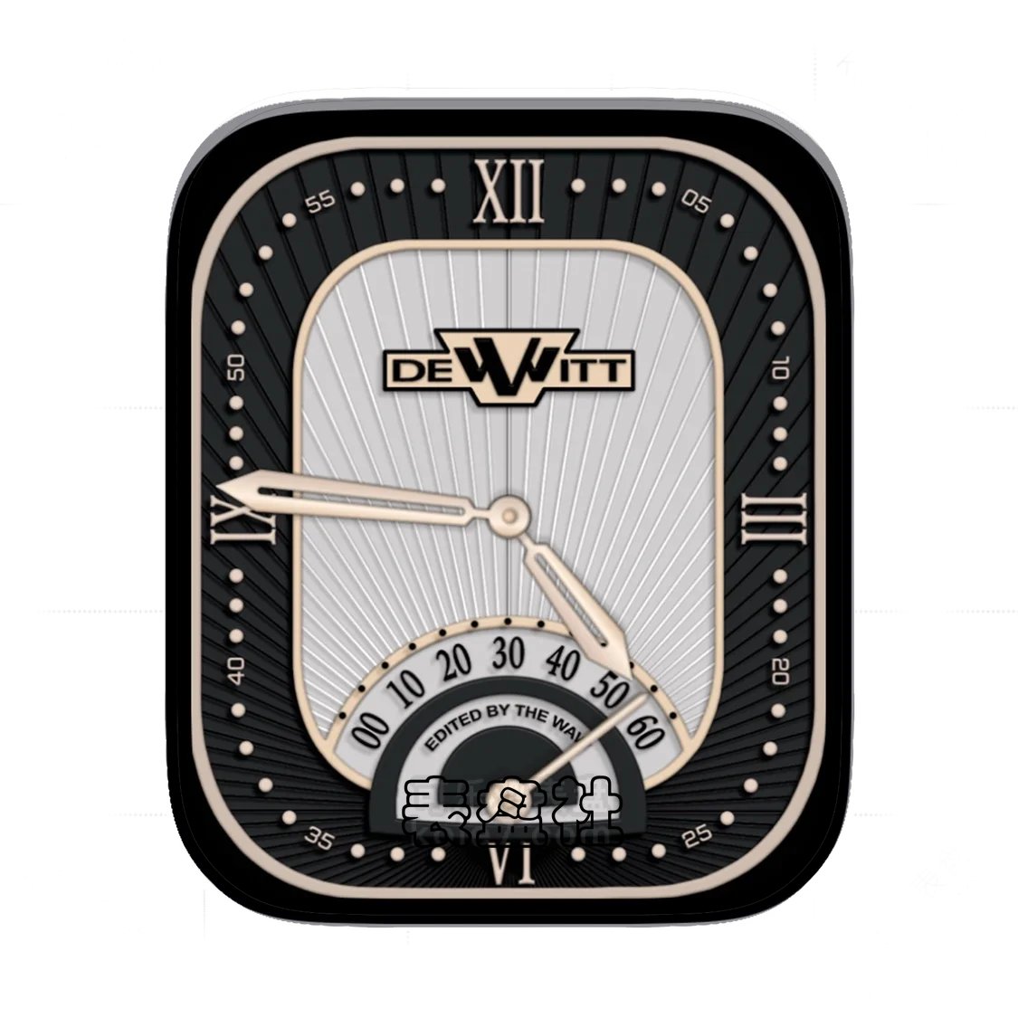 Dewitt迪威特灰黑放射线Ultra专用表盘
