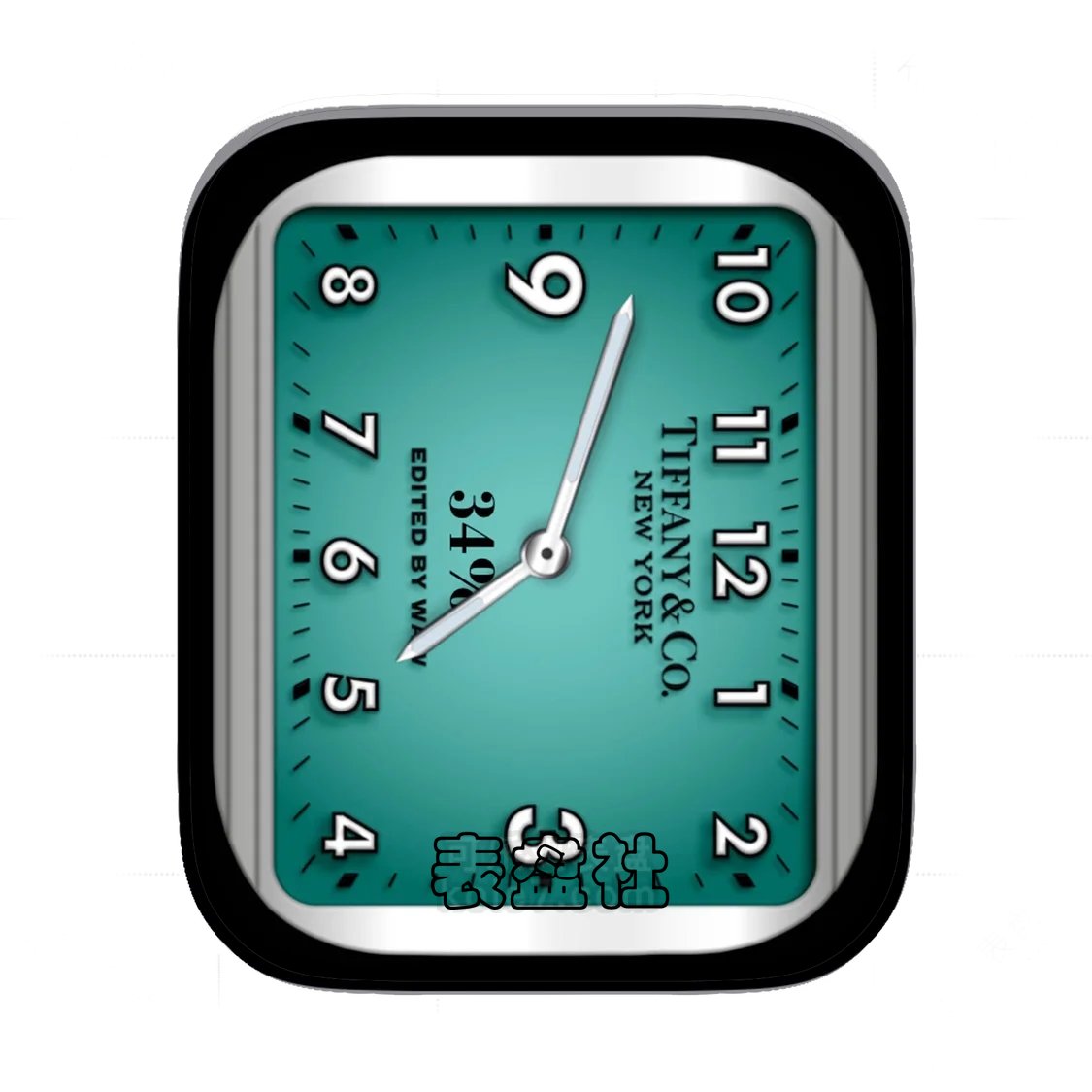 Tiffany&Co蒂芙尼绿底简约数字Ultra专用表盘