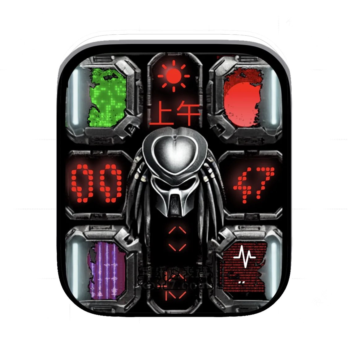 Predator铁血战士简约数字表盘