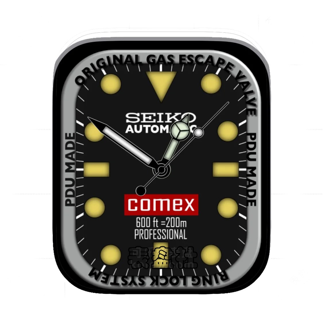 Seiko精工灰黑简约Ultra专用表盘