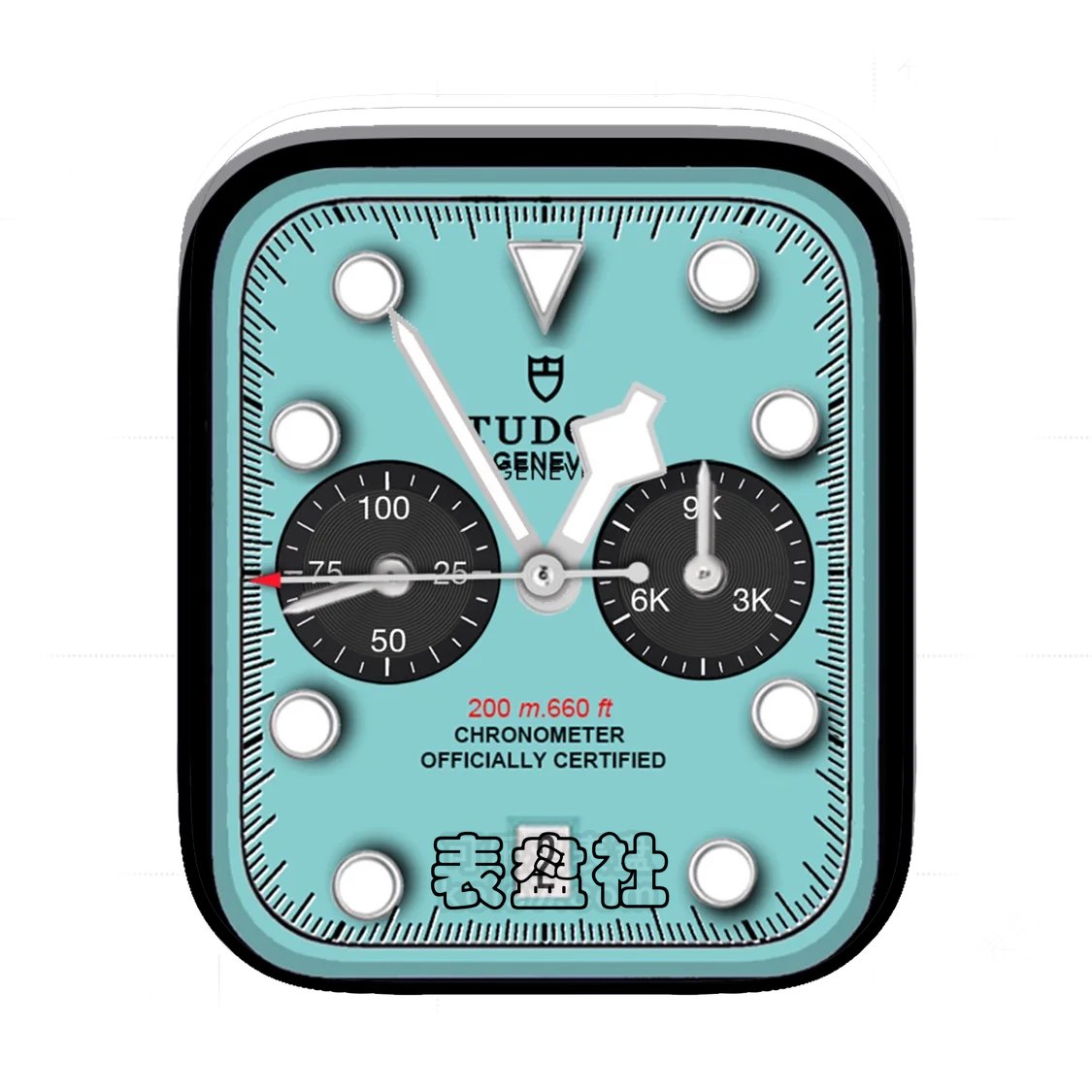 Tudor帝舵蒂芙尼蓝经典双盘熊猫眼表盘