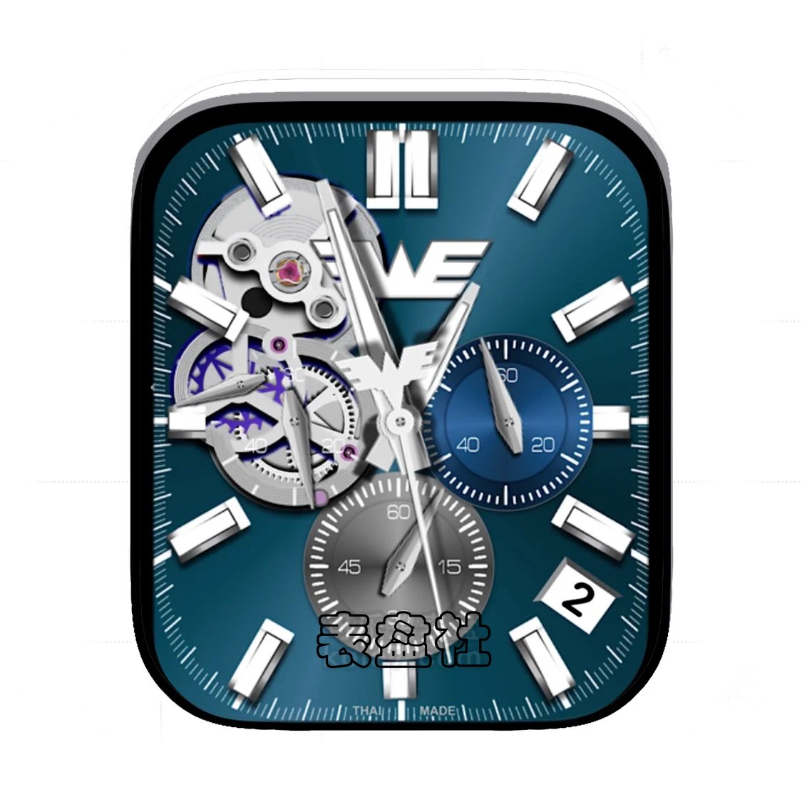 机械齿三盘式年历Ultra专用表盘.clock&clock2 k06014