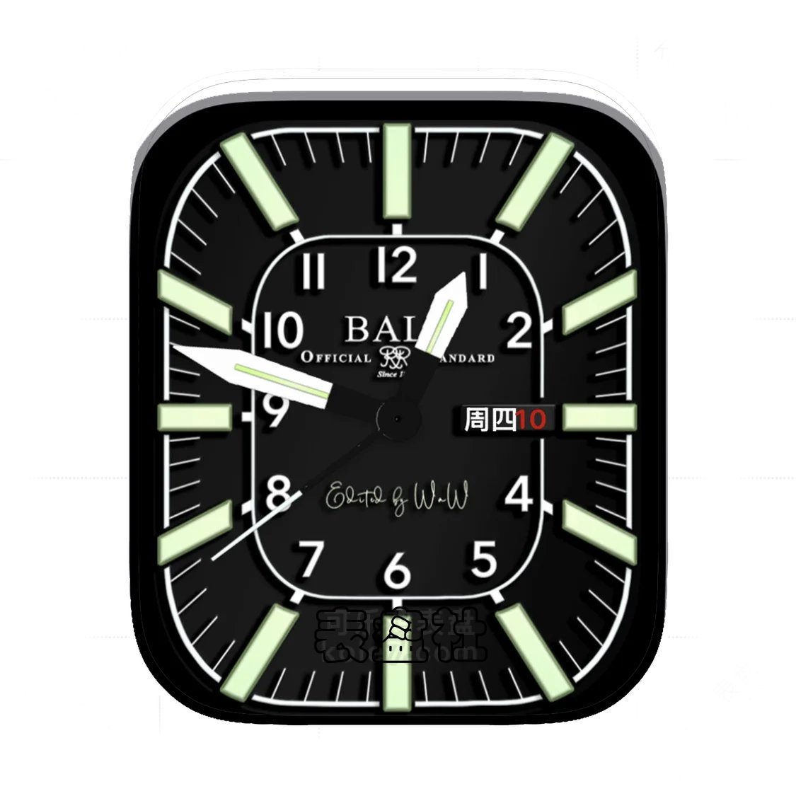 BALL波尔酷黑荧光绿Ultra专用表盘