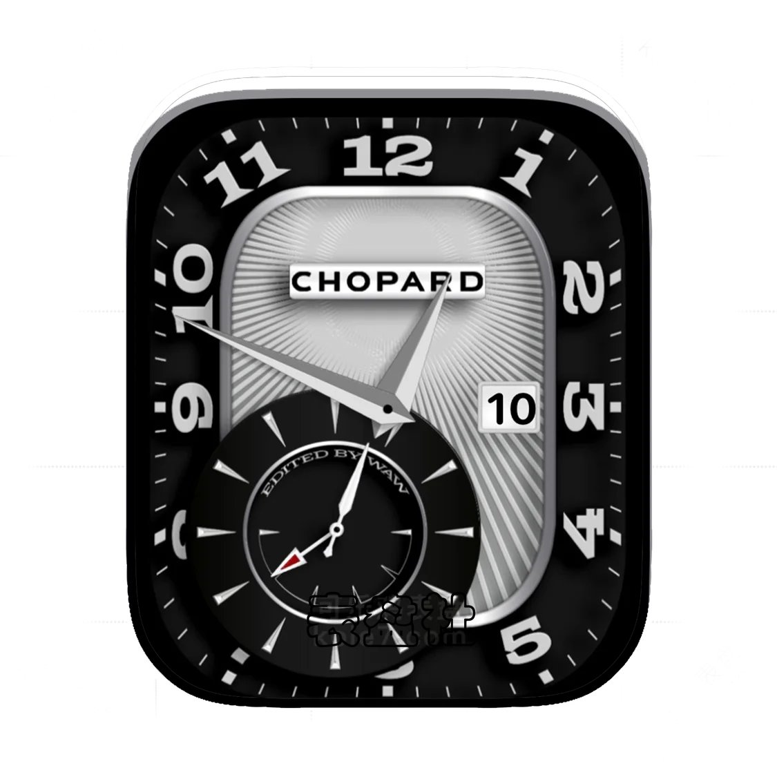 CHOPARD萧邦酷黑单盘式简约数字Ultra专用表盘.clock&clock2 76994