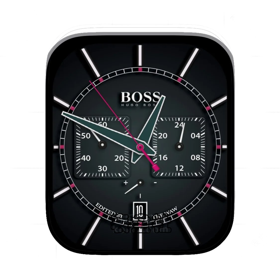 Boss波士酷黑双盘式年历Ultra专用表盘