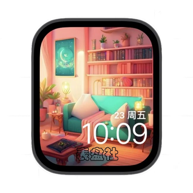 3D房间室内苹果手表iwatch壁纸表盘