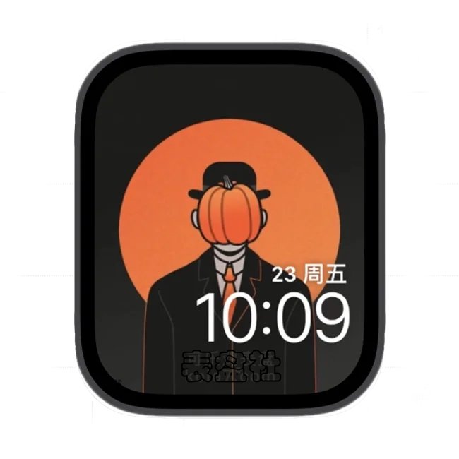 卡通人物插画苹果手表iwatch壁纸表盘