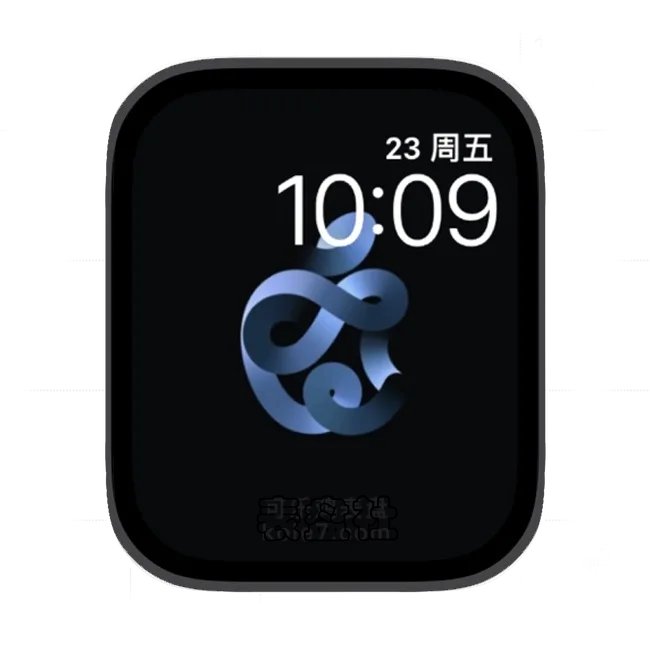 色彩苹果logo苹果手表iwatch壁纸表盘