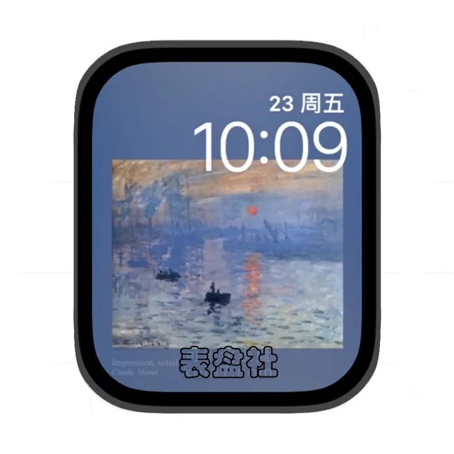 插画苹果手表iwatch壁纸表盘