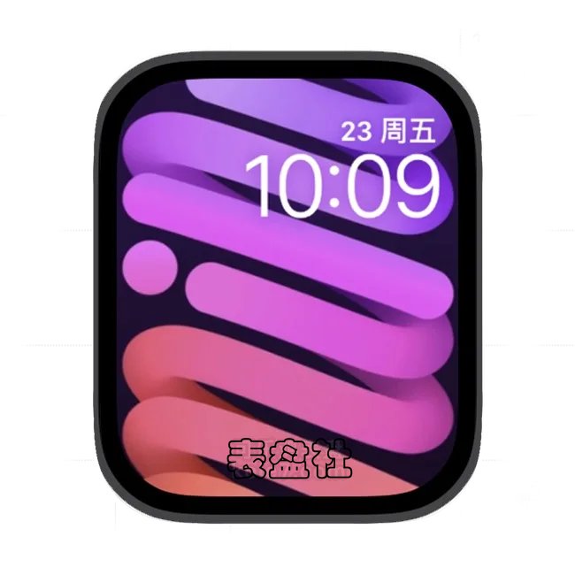 色彩苹果手表iwatch壁纸表盘