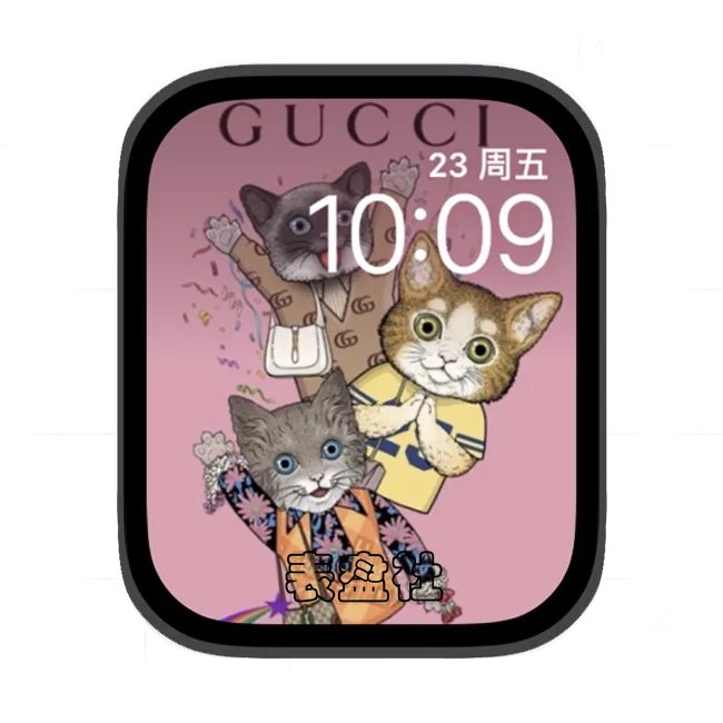 古驰猫苹果手表iwatch壁纸表盘