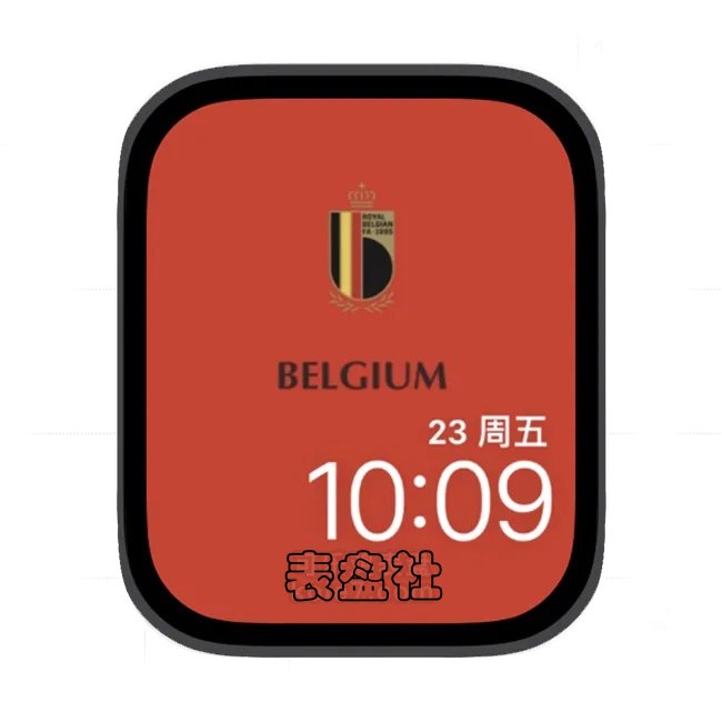 比利时国标苹果手表iwatch壁纸表盘